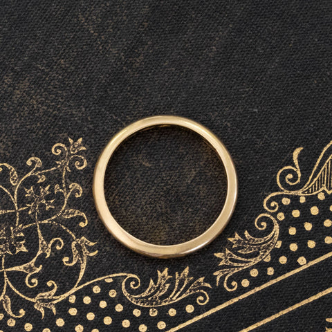 Vintage Slim Wedding Band, 2.9mm