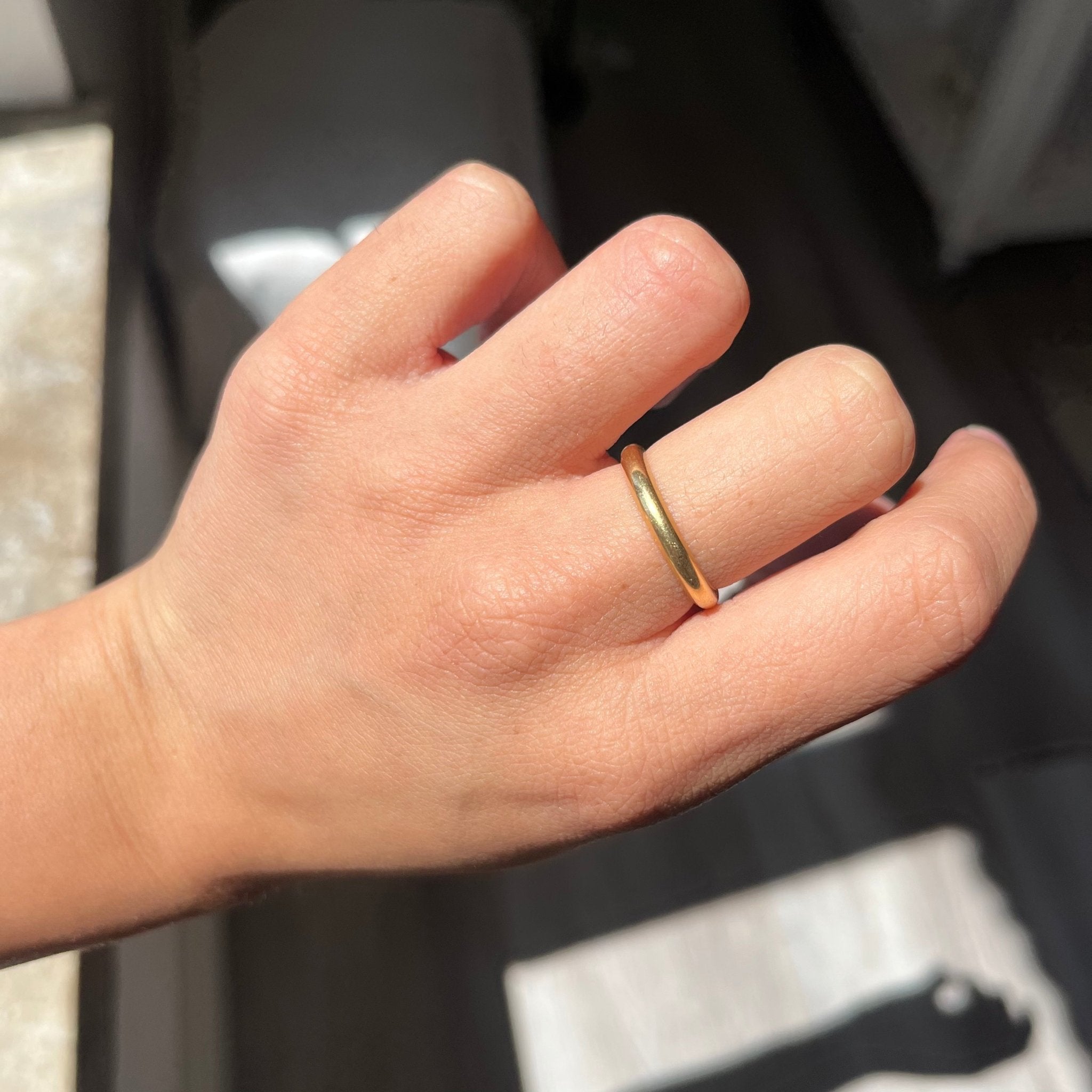 Vintage Slim Wedding Band, 2.9mm