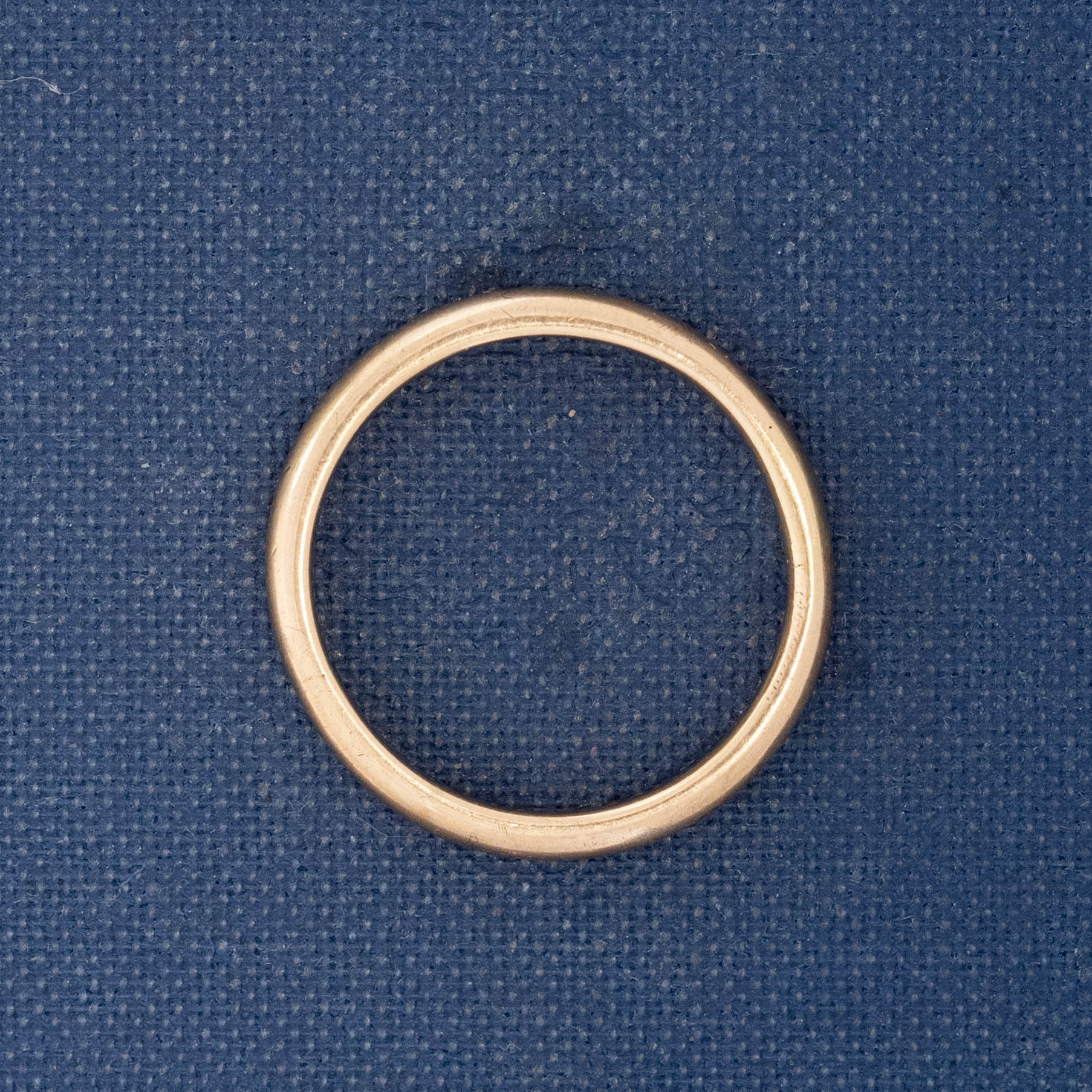 Vintage Slim Wedding Band, c. 1919