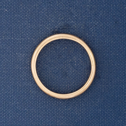 Vintage Slim Wedding Band, c. 1919