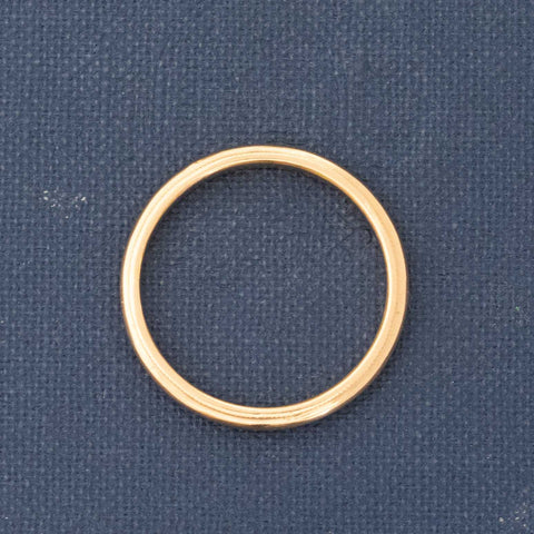 Vintage Slim Wedding Band, with Milgrain