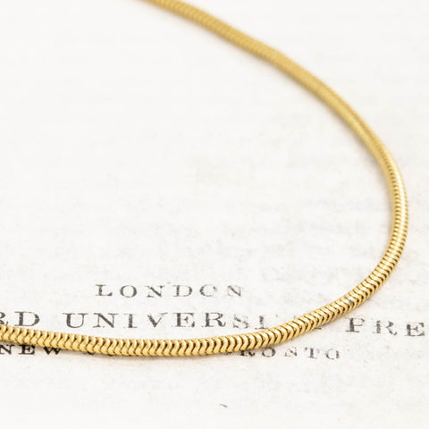 Vintage Snake Chain Necklace