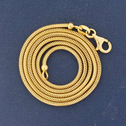 Vintage Snake Chain Necklace