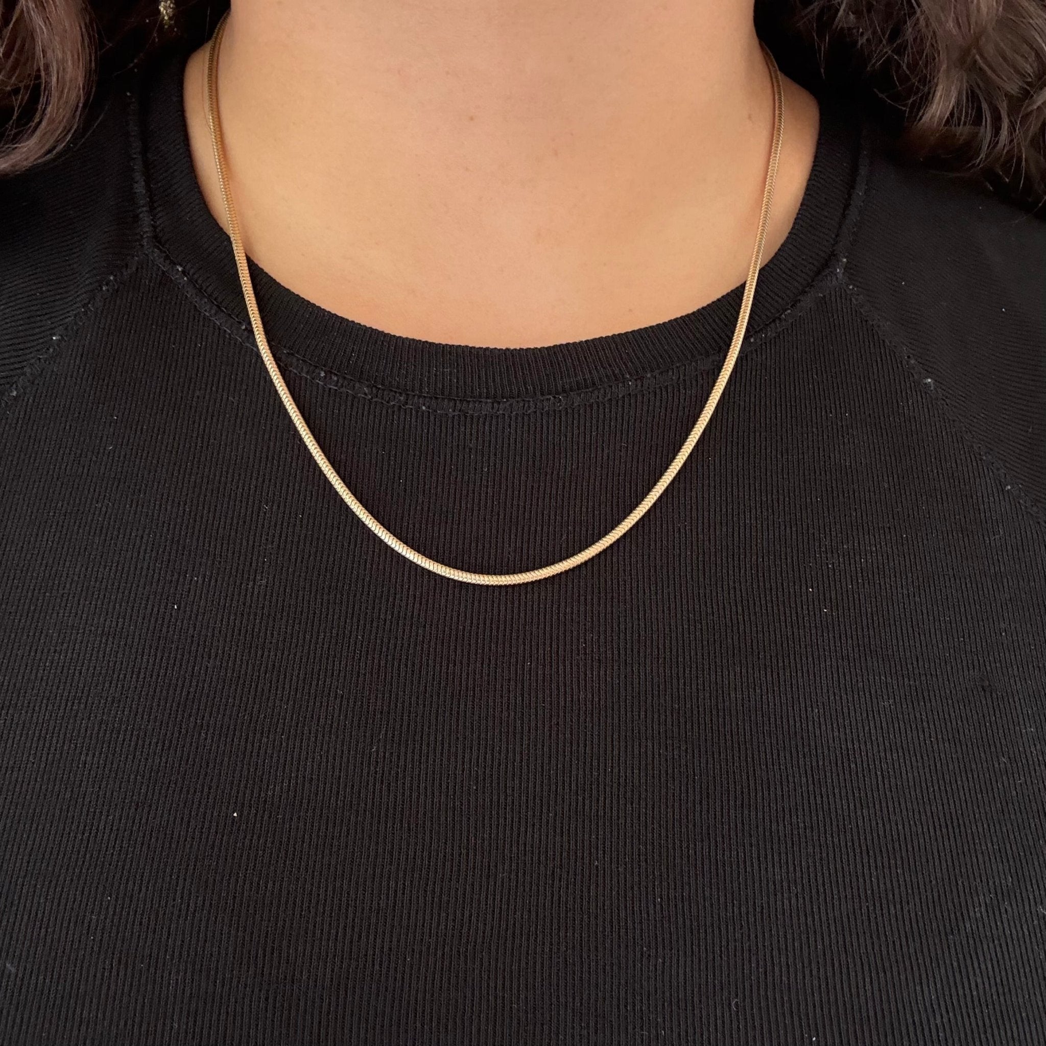 Vintage Snake Chain Necklace