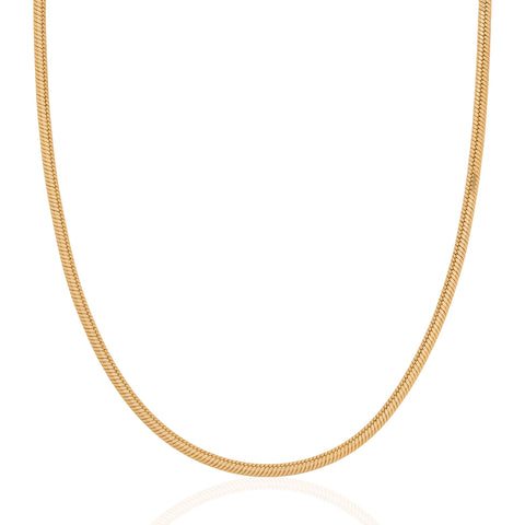 Vintage Snake Long Chain, Italian