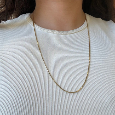 Vintage Snake Long Chain, Italian