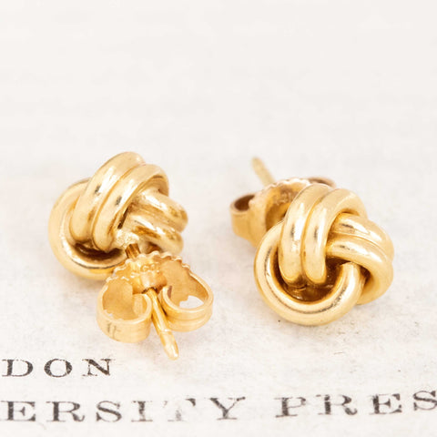 Vintage Somerset Knot Stud Earrings by Tiffany & Co.
