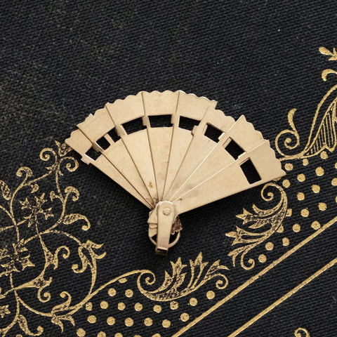 Vintage Spanish Fan Charm