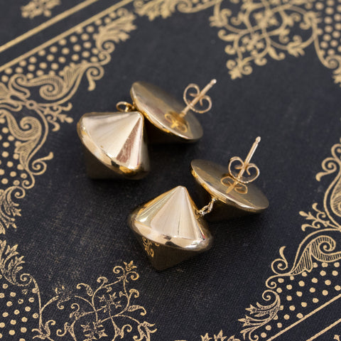 Vintage Spherical Double Drop Earrings
