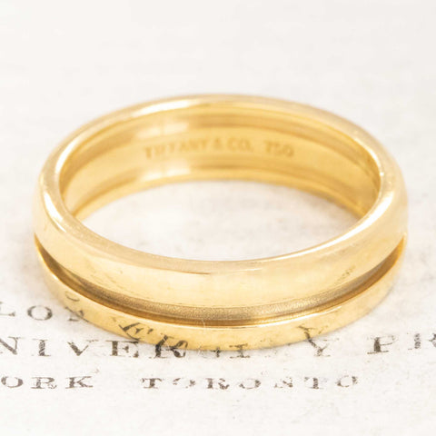 Vintage Split Wedding Band by Tiffany and Co