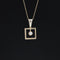 Vintage Square Frame Pendant