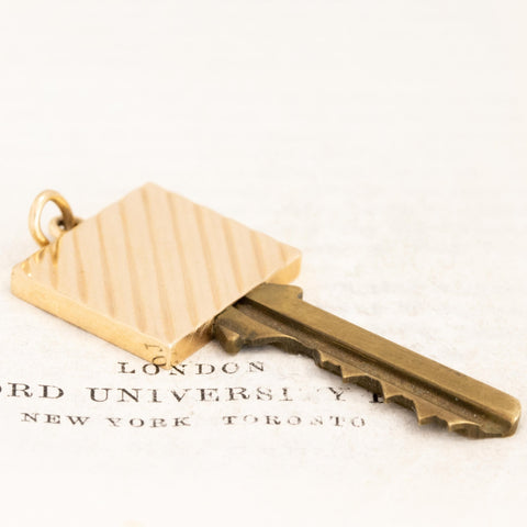 Vintage Square Key Pendant by Tiffany and Co