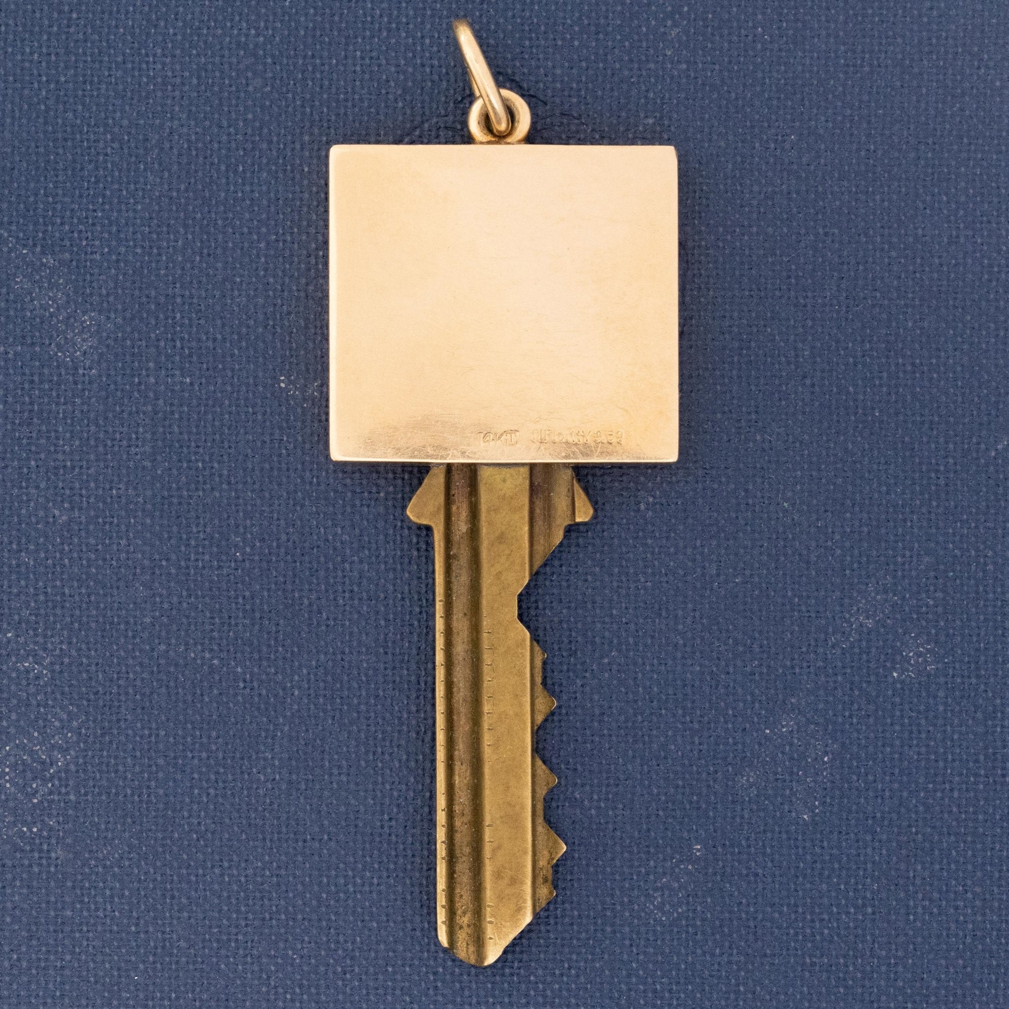 Vintage Square Key Pendant by Tiffany and Co