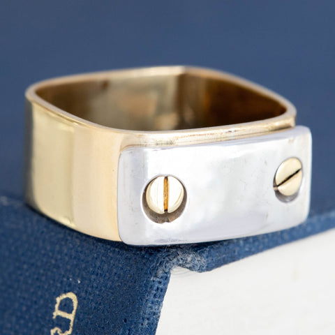 Vintage Square Shank Band, by Piaget
