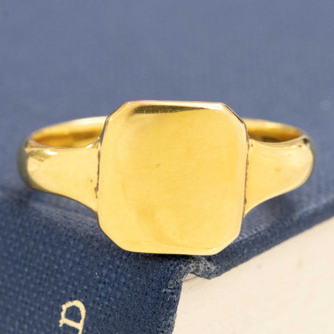 Vintage Square Signet Ring