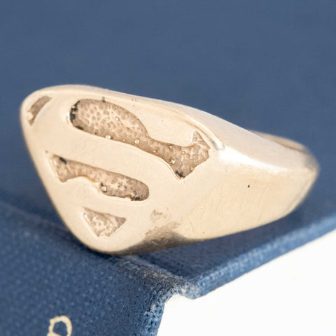 Vintage Superman Signet Ring