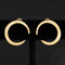 Aldo Cipullo vintage 18k yellow gold clip-on earrings