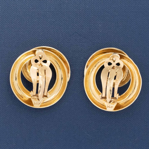 Vintage Swirl Clip-On Earrings by Tiffany & Co.