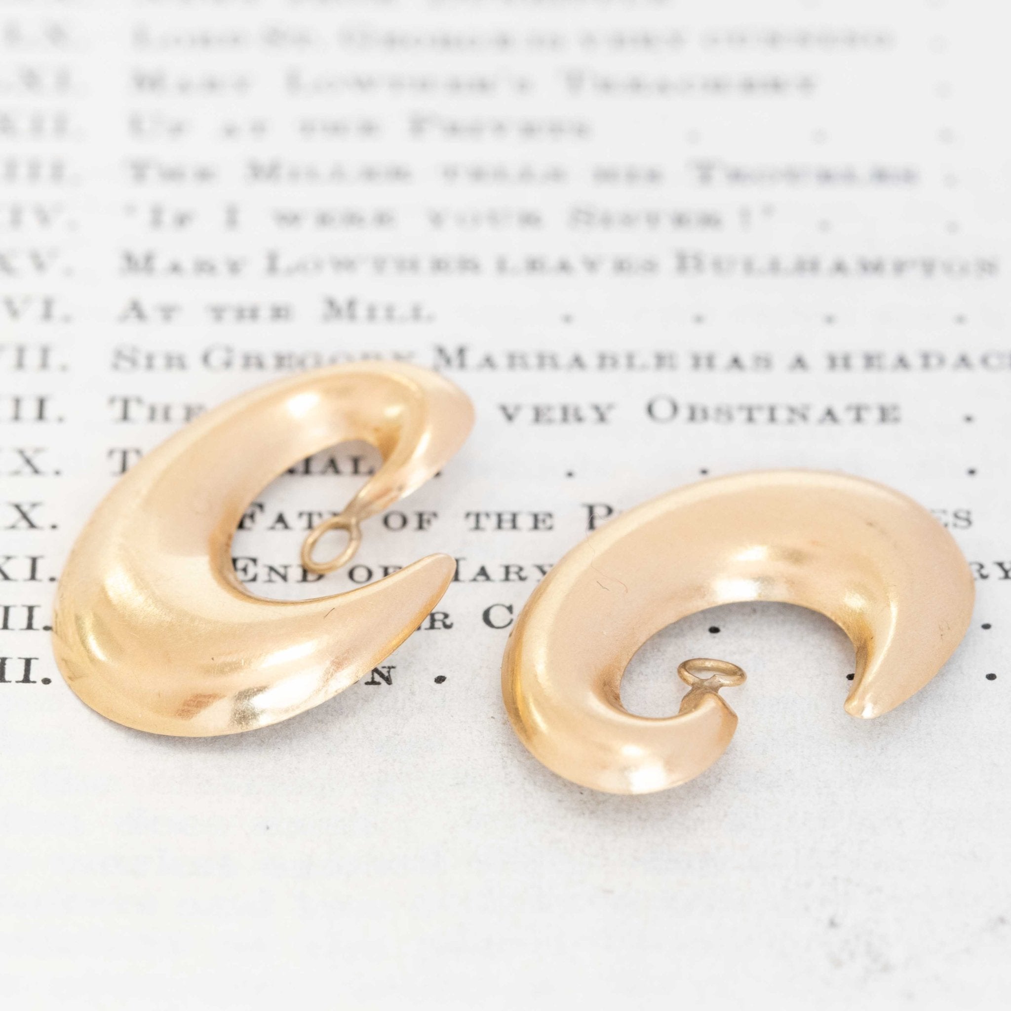 Vintage Swirl Earring Jackets