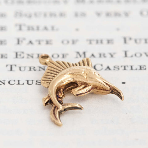 Vintage Swordfish Charm