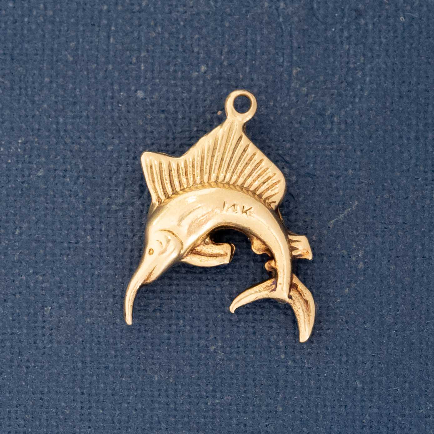 Vintage Swordfish Charm