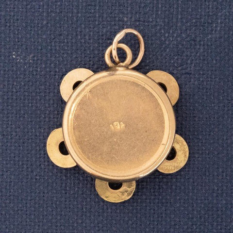 Vintage Tambourine Charm