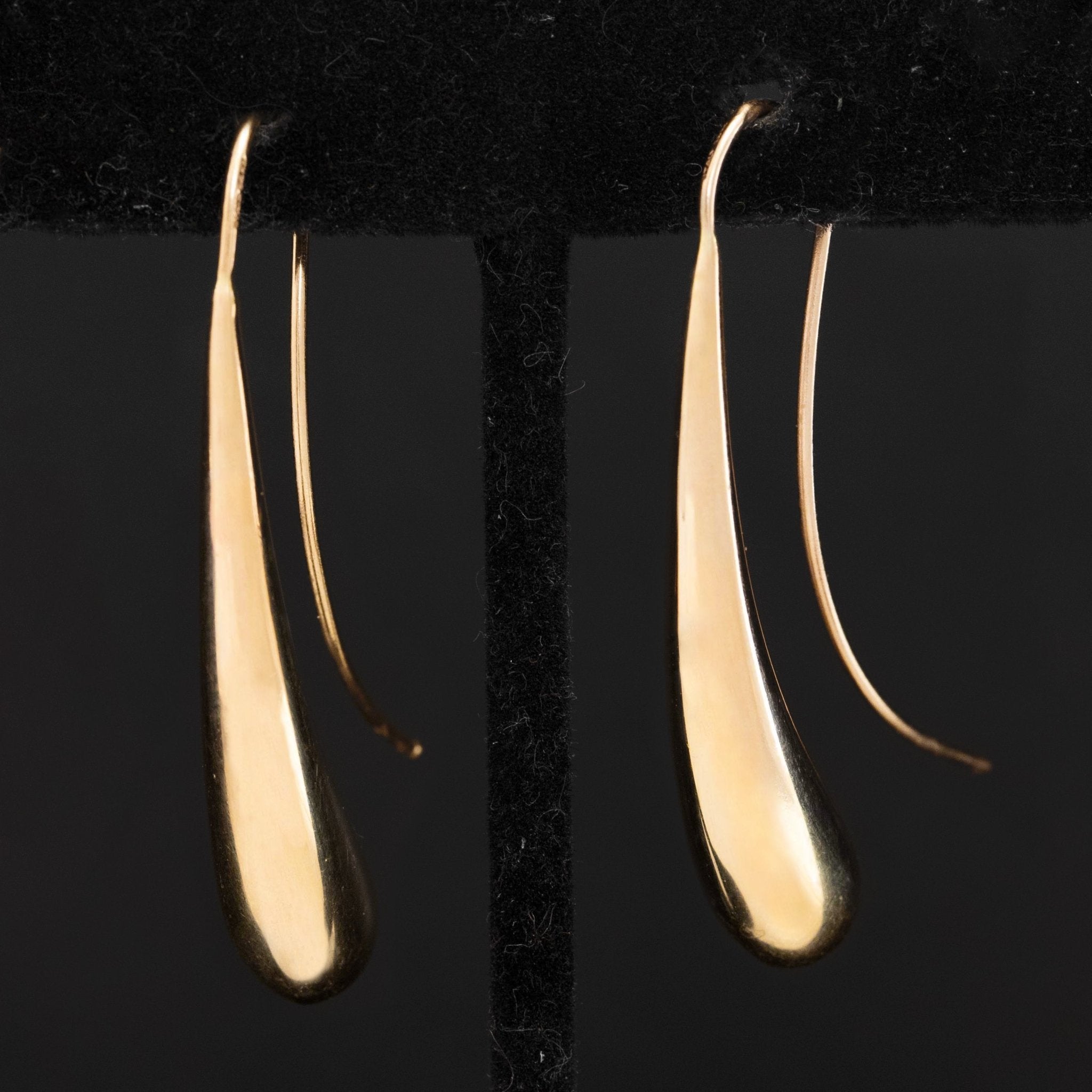 Vintage Teardrop Earrings, Italian