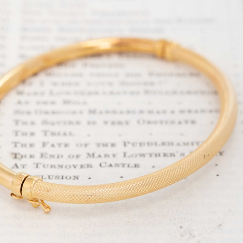 Vintage Textured Bangle, by Uno A Erre