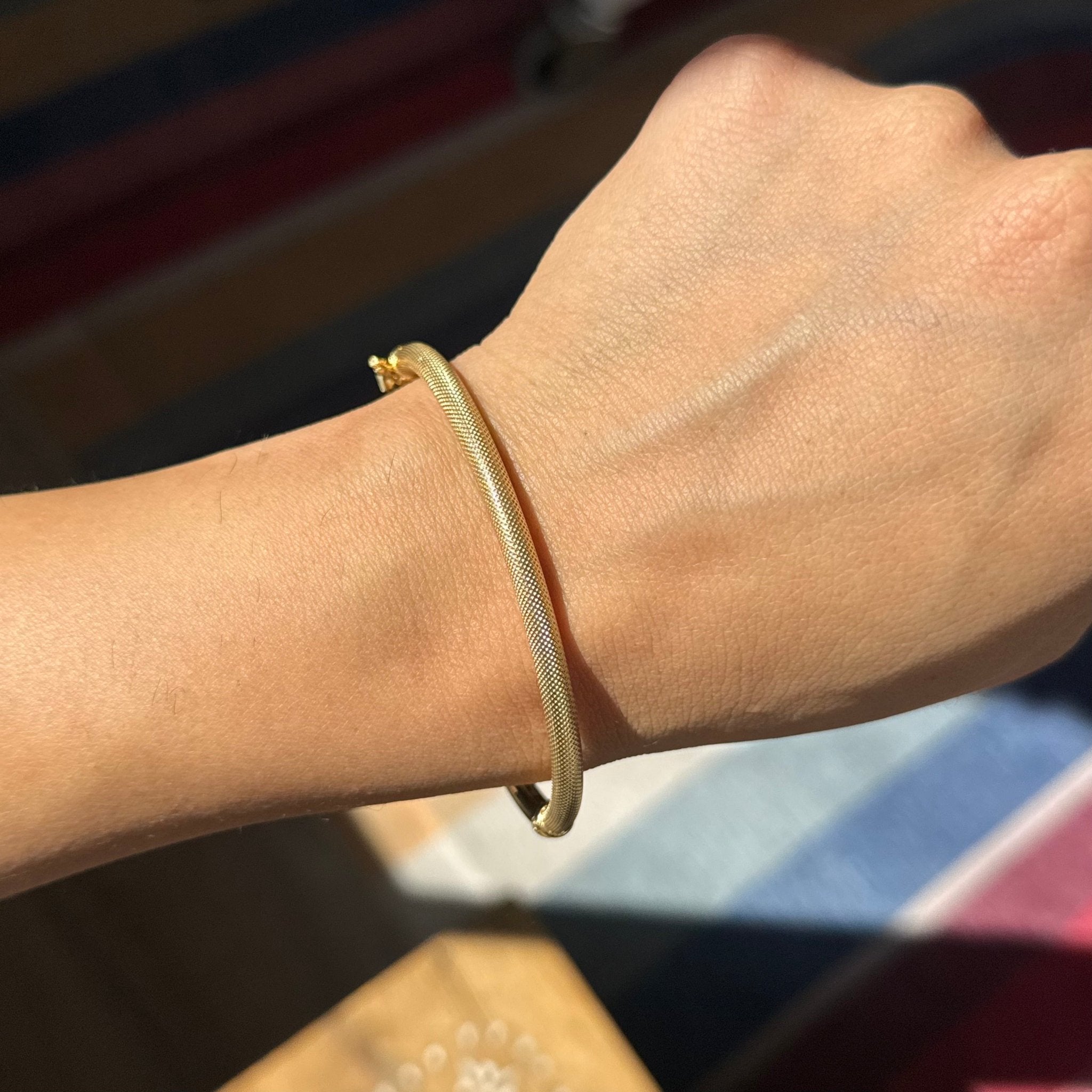 Vintage Textured Bangle, by Uno A Erre