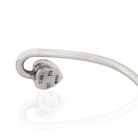 Vintage Tiffany & Co. silver and 18K gold double heart bangle bracelet – alternate view 5