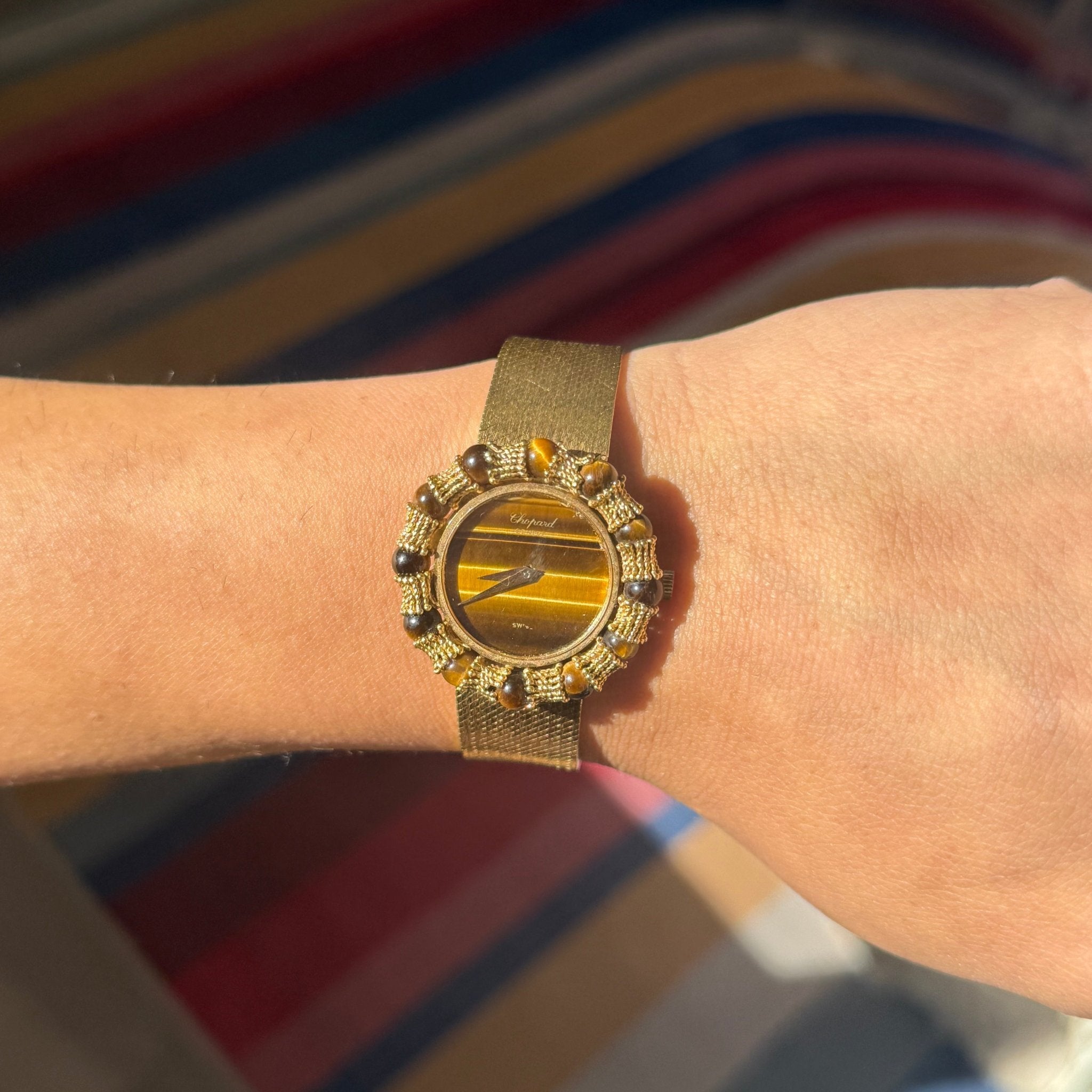 Vintage Tigers Eye Watch, by Chopard