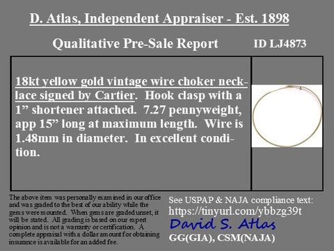Vintage Torque/Collar, by Cartier