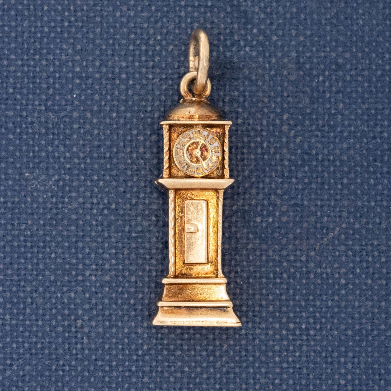 Vintage Tower Clock Charm