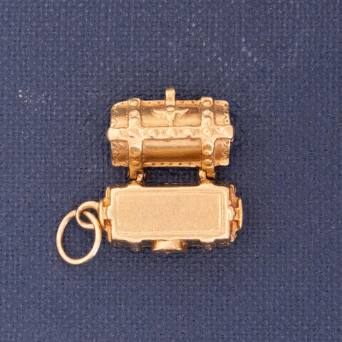 Vintage Treasure Chest Charm