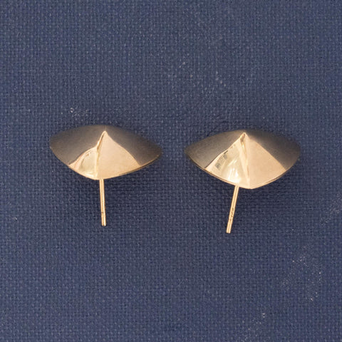 Vintage Triangle Dome Earrings