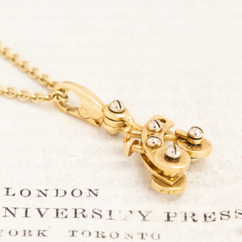 Vintage Tricycle Charm Necklace by Cartier