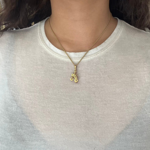 Vintage Tricycle Charm Necklace by Cartier