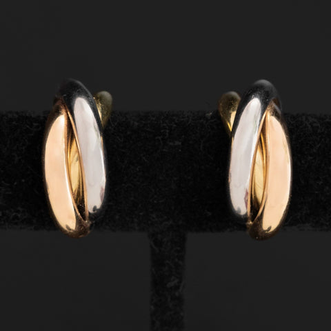 Vintage Trinity Hoops, by Cartier