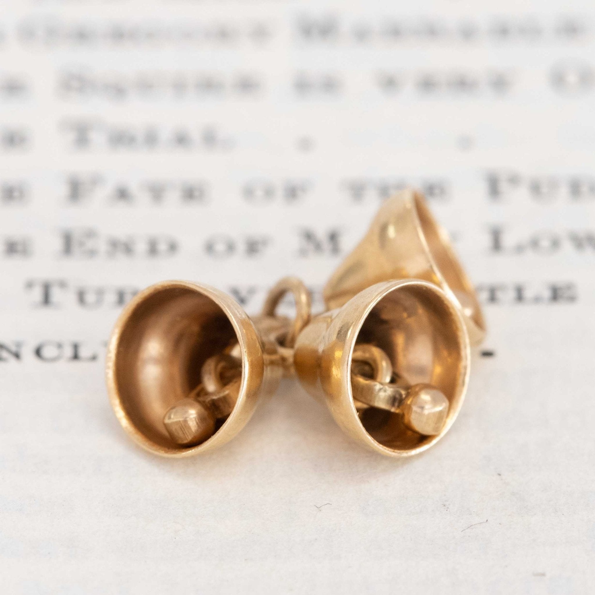 Vintage Triple Bell Articulating Charm