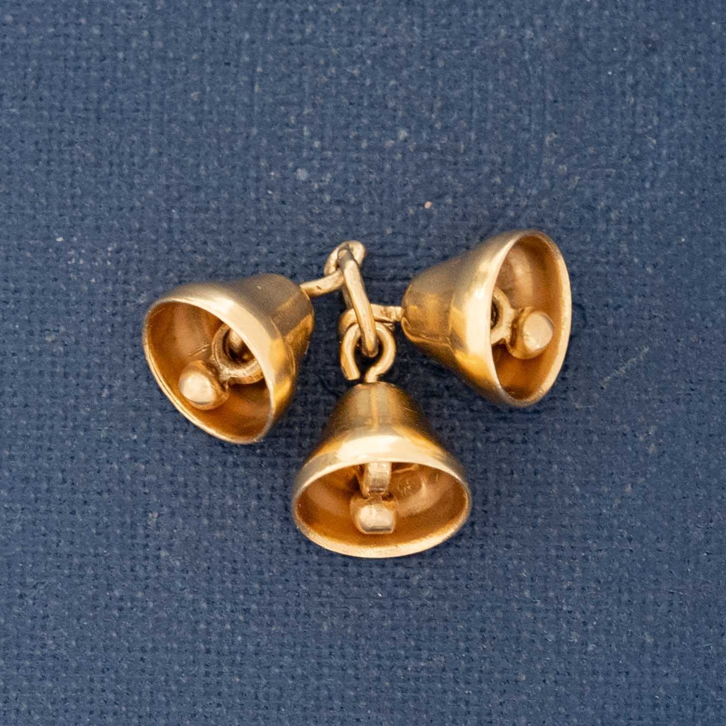 Vintage Triple Bell Articulating Charm