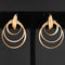 Vintage Triple Hoop Earrings