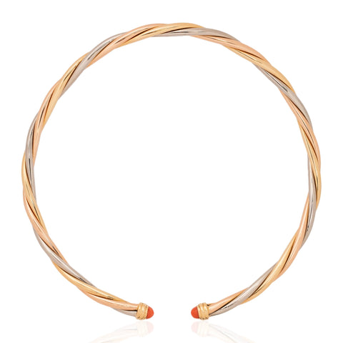 Vintage Triple Rope Coral Necklace, by Cartier