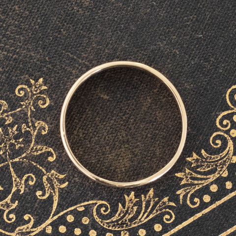 Vintage Triple Tone Gold Band