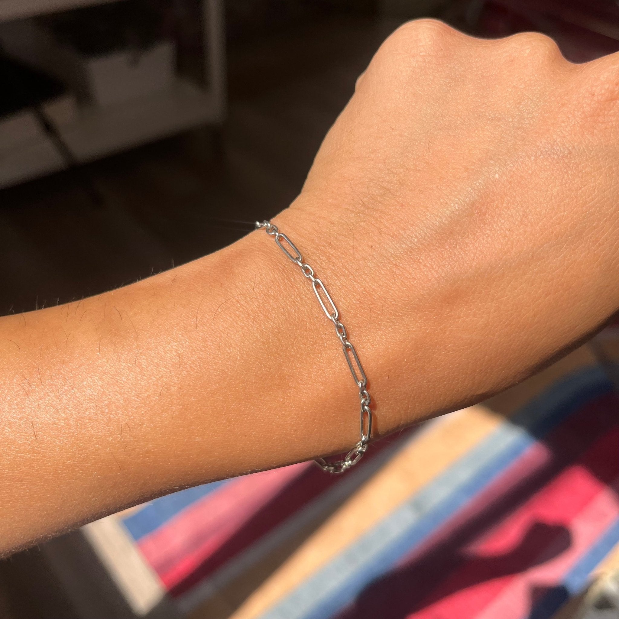 Vintage Trombone Link Bracelet