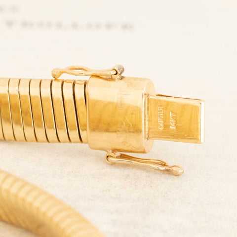 Vintage Tubogas Necklace by Cartier
