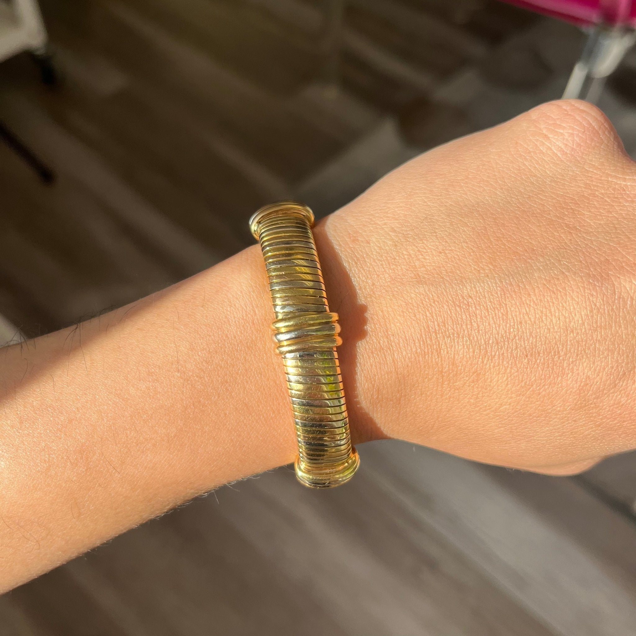 Vintage Tubogas Trinity Bracelet, by Cartier