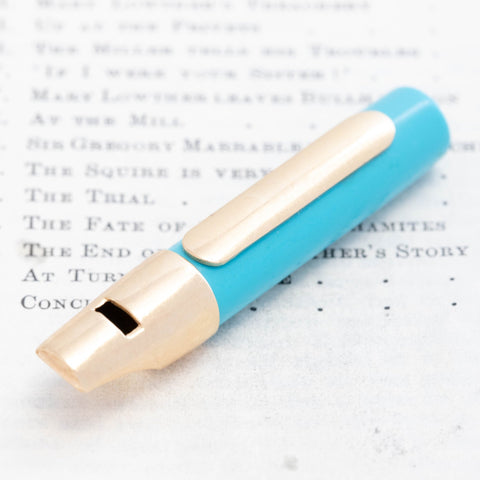 Vintage Turquoise Whistle Pendant