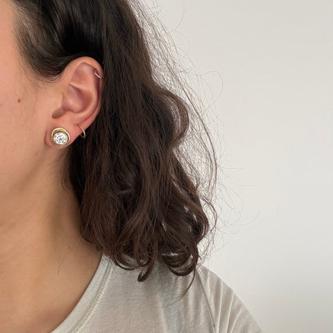 Vintage Twist Earrings Jacket