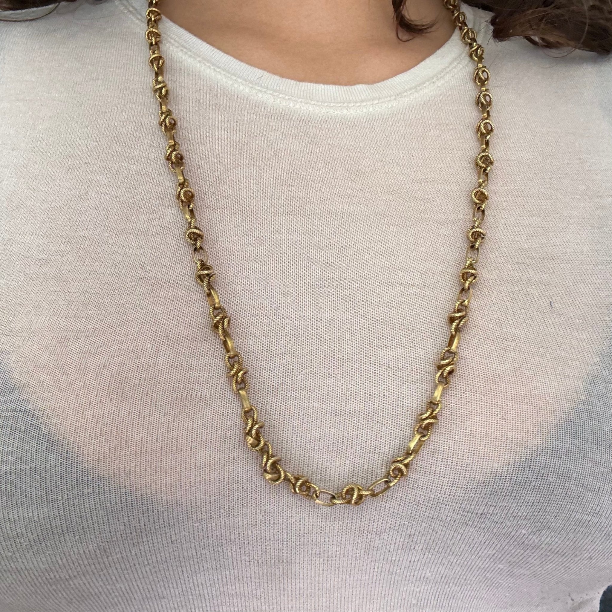 Vintage Twist Knot Chain, by Tiffany & Co.