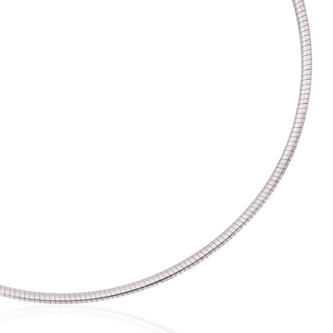 Vintage Two-Tone Omega Necklace, Italian